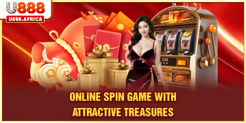 Online spin game with attractive treasures