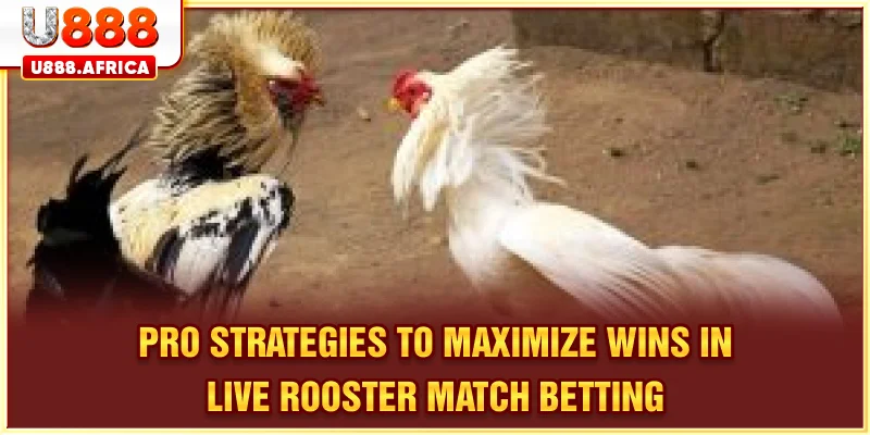 Pro strategies to maximize wins in live rooster match betting