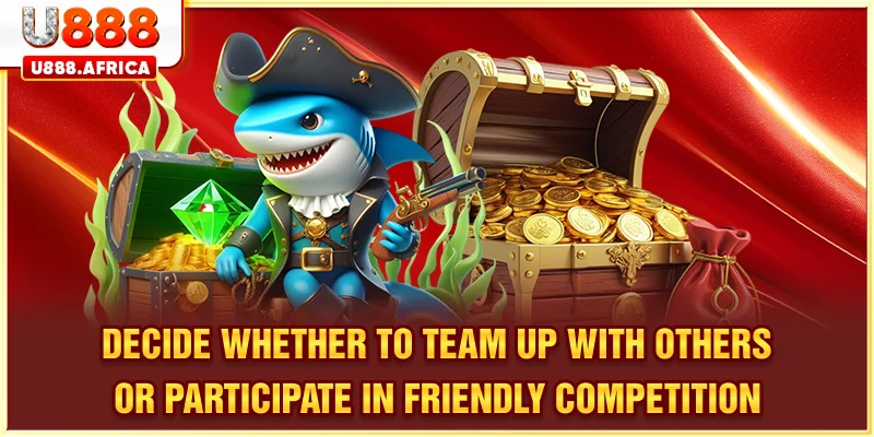 Choose to collaborate with others or engage in friendly competition