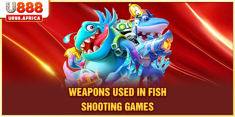 Weapons used in Fish Shooting Games