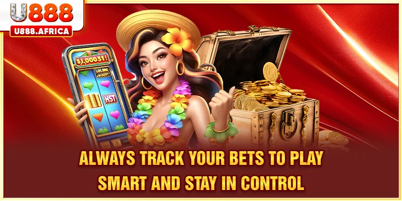 Always track your bets to play smart and stay in control