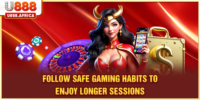Follow safe gaming habits to enjoy longer sessions