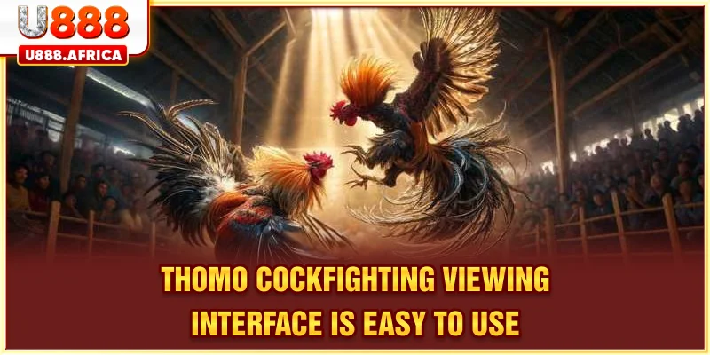 Thomo cockfighting viewing interface is easy to use