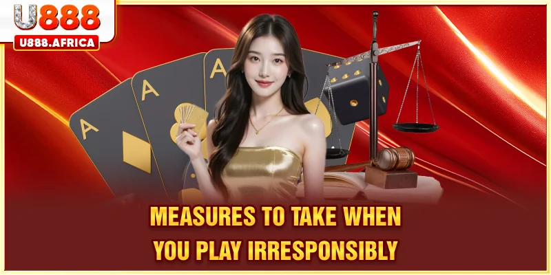 Measures to take when you play irresponsibly